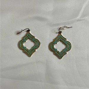 Shea Mint Lantern Dangle Drop Earrings